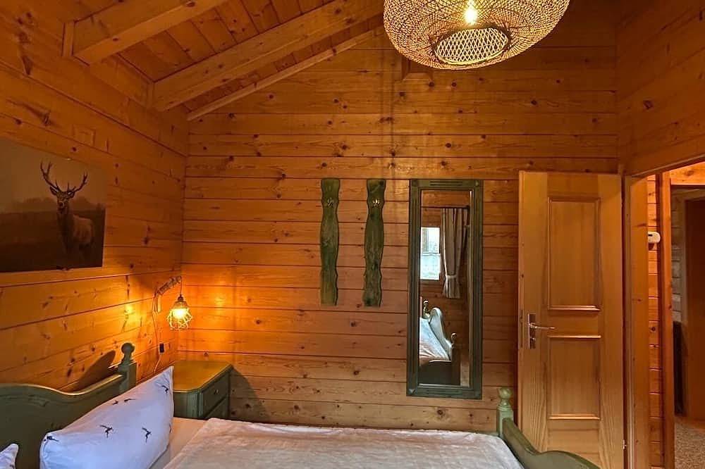 Blockhaus Holzzeit \nfür Familien, Paare, Urlauber mit Haustieren in Stamsried, Ostbayern