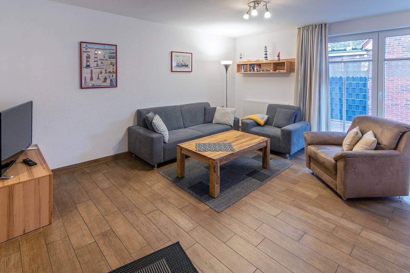 Ganze Wohnung, Moderne Ferienwohnung mit Terrasse und hochwertiger Ausstattung in Norddeich in Strand Norddeich, Norddeich