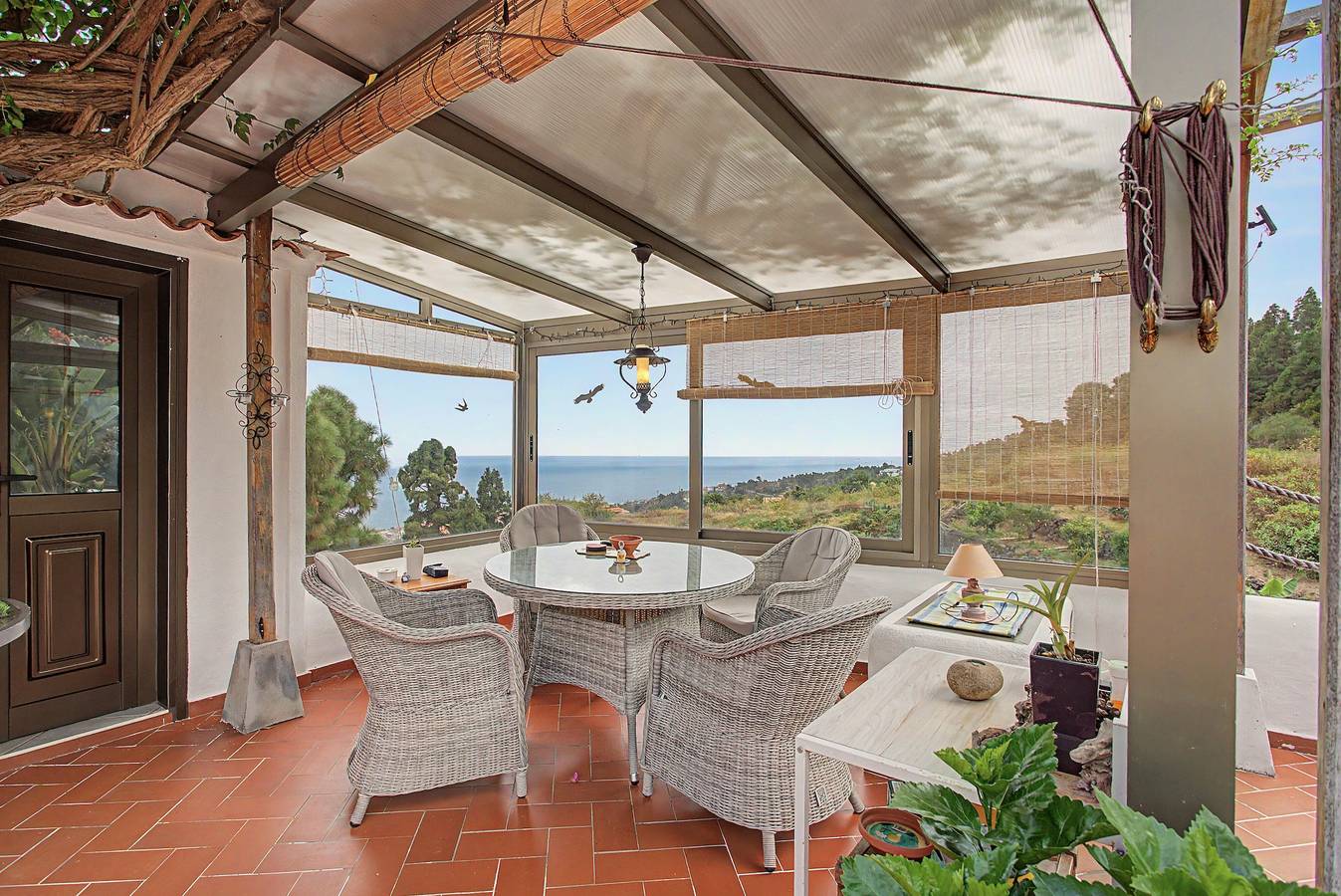 'Finca De Los Frutales' with Sea View, Private Terrace and Wi-Fi in Icod de los Vinos, North Tenerife