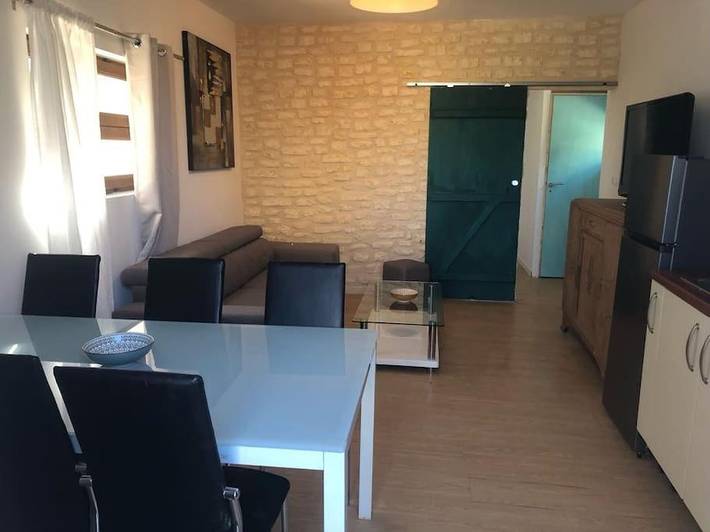 Maison de vacances pour 6 personnes, avec Terrasse ainsi que Jardin et Piscine