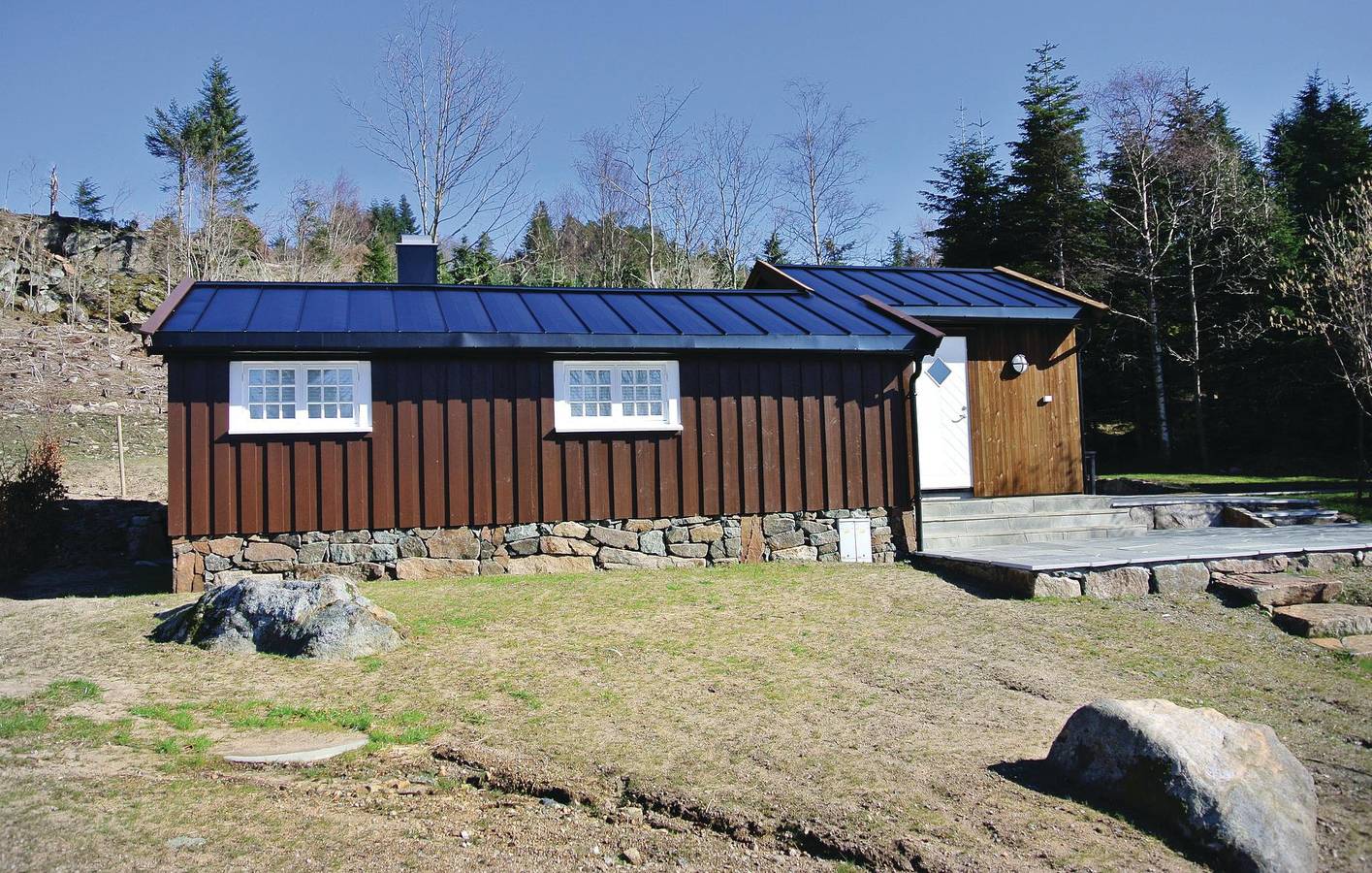 Ferienhaus für 6 Personen mit Garten in Farsund