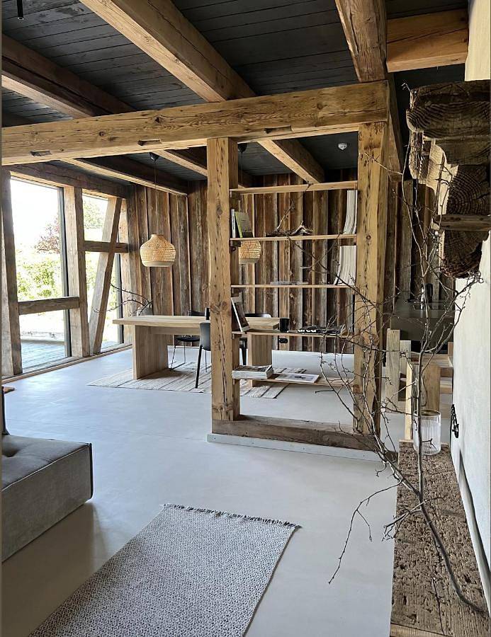 Ferienwohnung für 5 Personen, mit Ausblick und Sauna sowie Garten