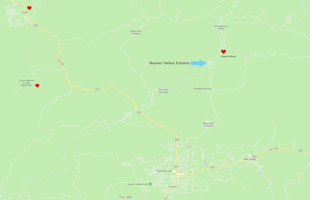 Gemütliche Hütte am Wasserrad fällt auf den East Verde River - bequem und sauber! in Gila County