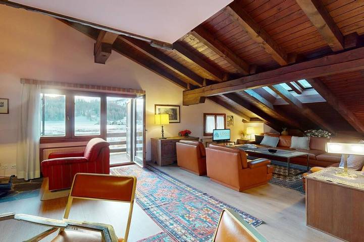 Ferienwohnung für 4 Personen, mit Balkon in Celerina