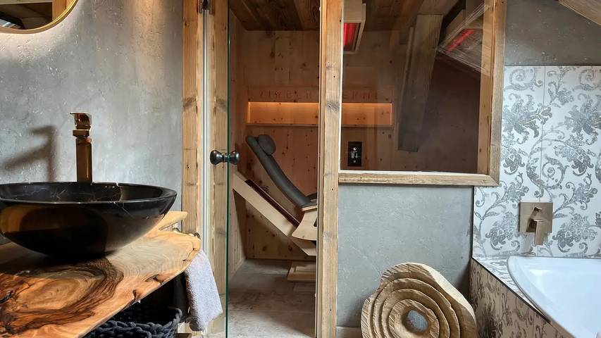 Hütte für 5 Personen, mit Garten und Sauna sowie Terrasse in Ehrwald