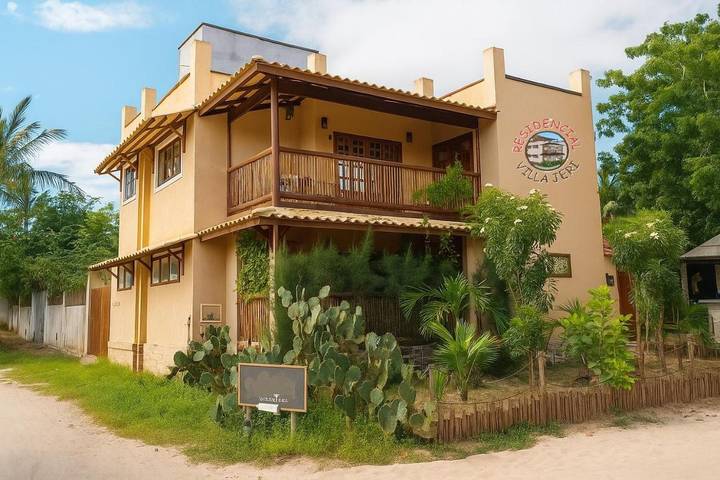 Casas e apartamentos de temporada para 4 pessoas, com jardim e vista em Jericoacoara