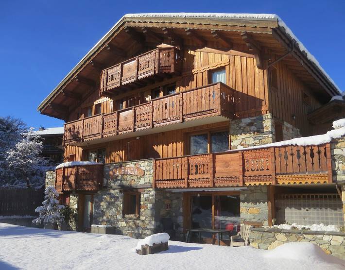 Chalet pour 11 personnes, avec jardin dans La Plagne