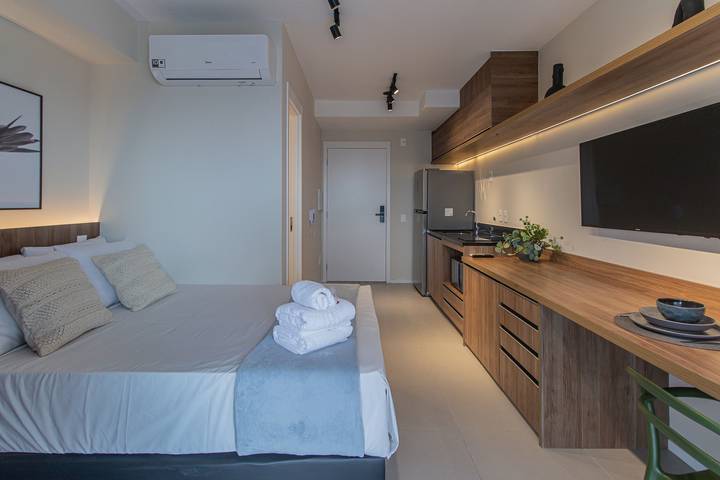 Studio pour 2 personnes, avec balcon et piscine - 1