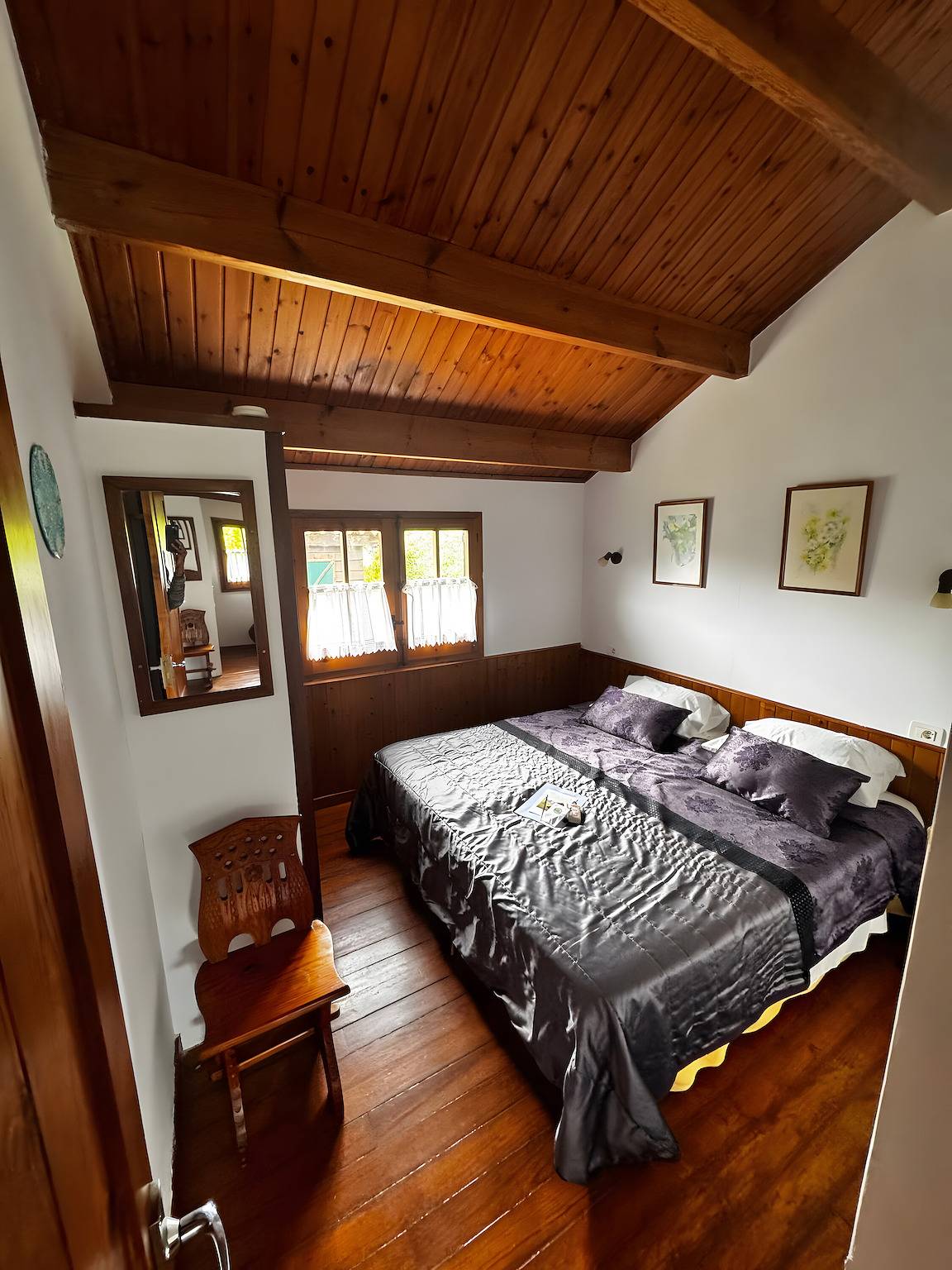 Holiday Home 'Mino Lodge' with Mountain View, Shared Pool and Wi-Fi in O Rosal, Pontevedra Province