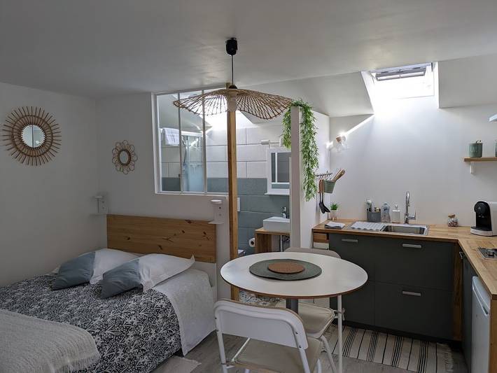 Studio pour 2 personnes, avec terrasse