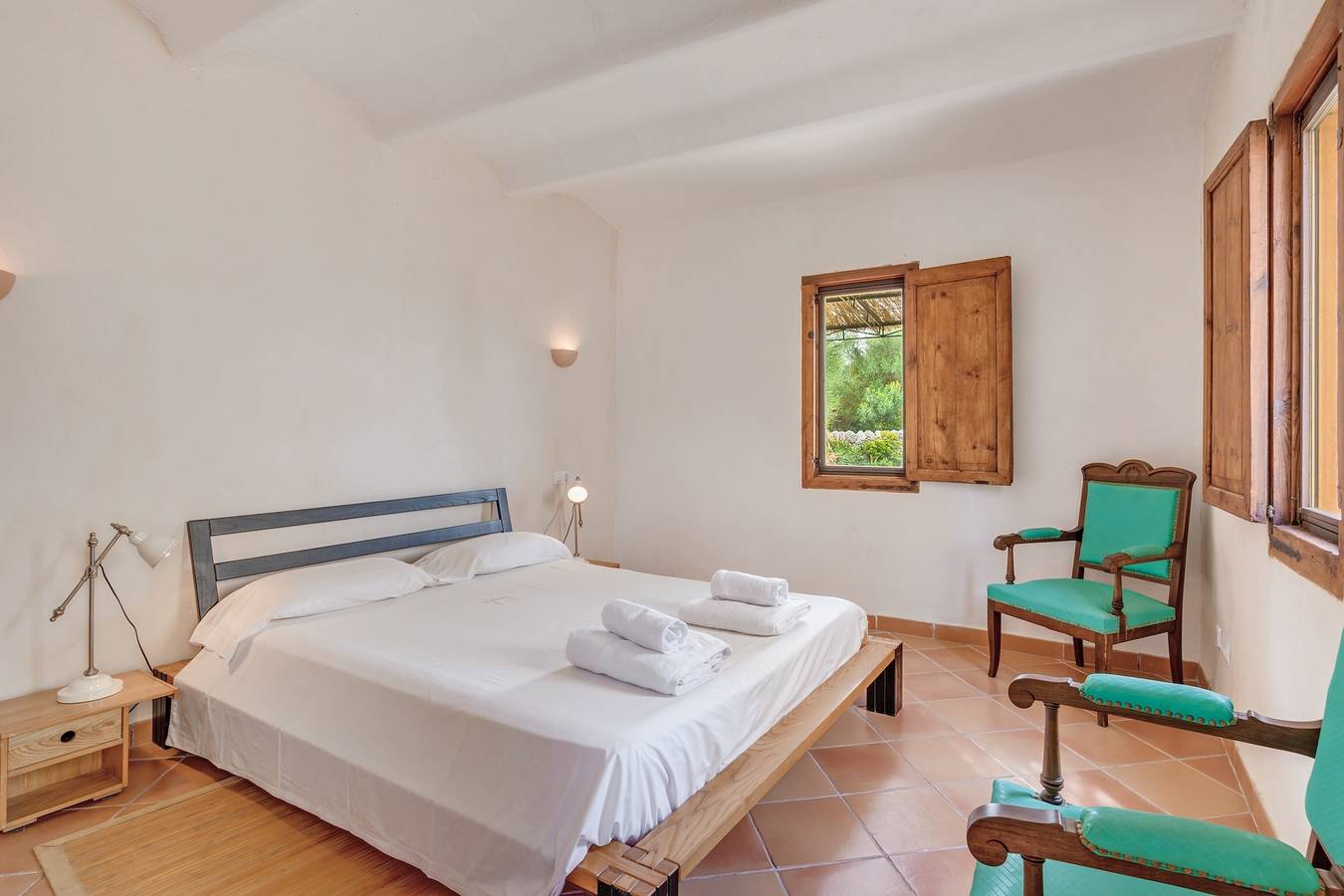 Ferienhaus 'Possessio Sa Barrala El Taller' mit Bergblick und Wlan in Es Trenc, Campos