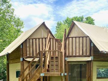 Camping pour 6 Personnes dans Saint-Didier-sur-Chalaronne, Région de Bourg-en-Bresse, Photo 2
