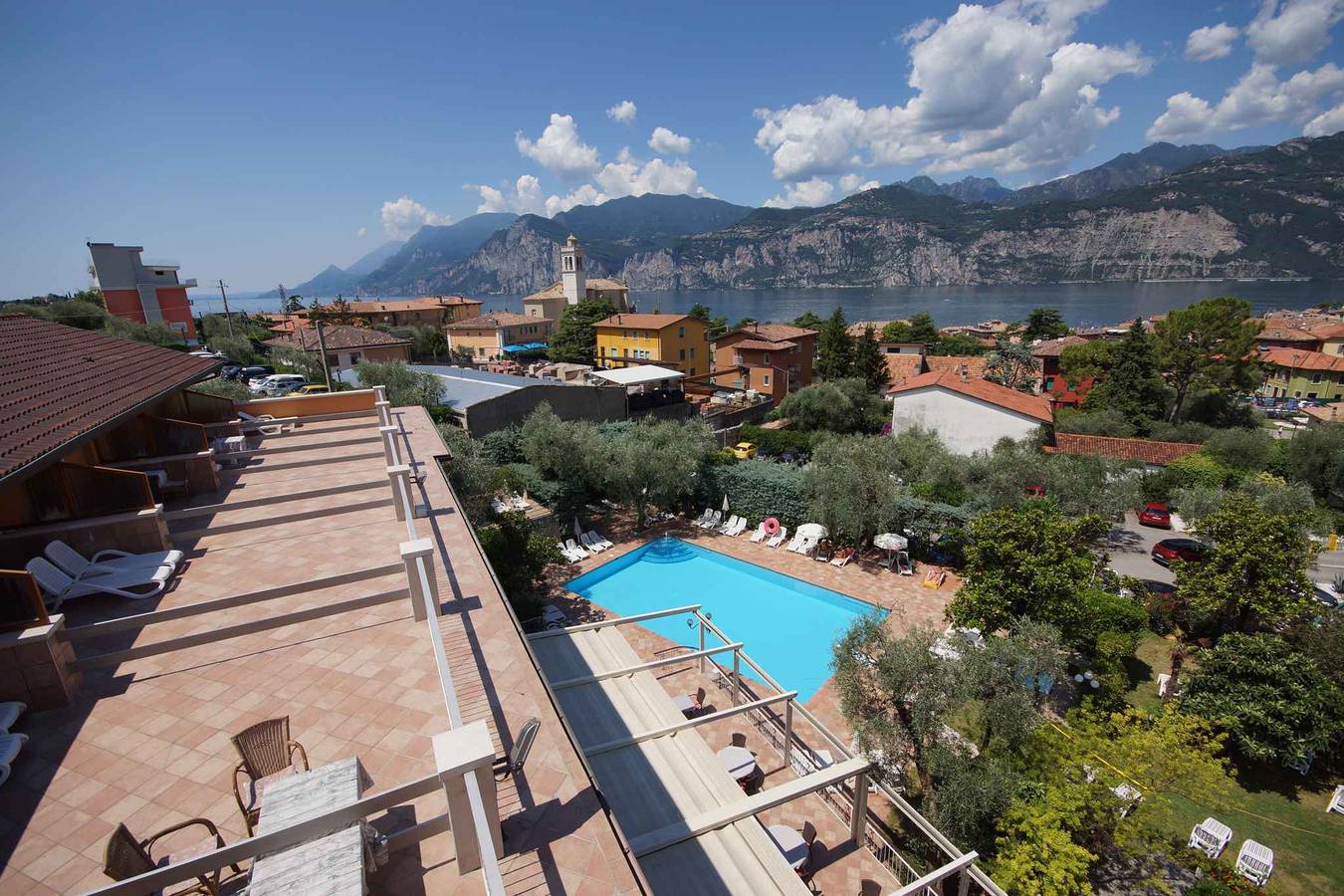 Studio entier, Studio avec balcon, Wifi et piscine  in Malcesine, Montagnes autour du lac de Garde
