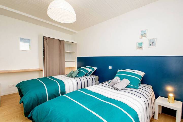 Gîte pour 4 personnes, avec balcon et jardin, animaux acceptés dans Plage Saint Eden Plouescat - 3