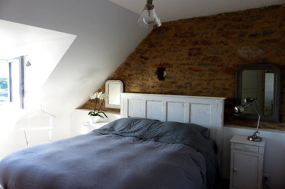 Vista al mar Casa Situada Sobre el Puerto de Conquet los Gastos Incluidos in Le Conquet, Región de Brest