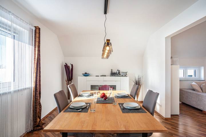 Appartement entier, Appartement 'Ferienwohnung Im Allgäu' avec vue sur la montagne et Wi-Fi in Durach, Souabe (Bavière)