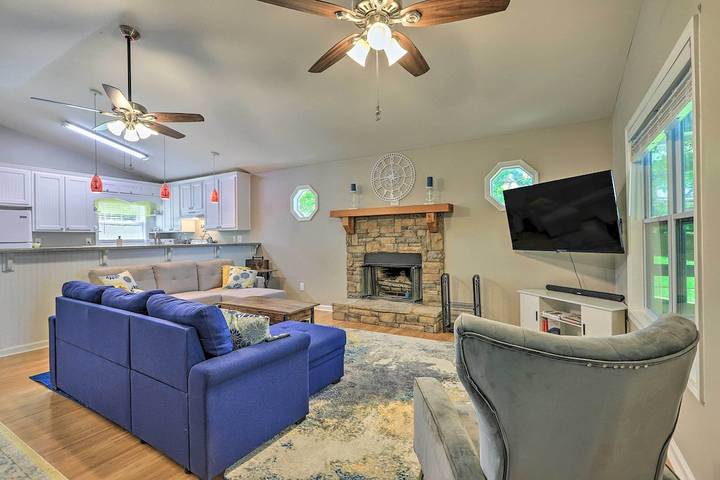 Vacation rental for 10 people, with terrace and hot tub in Lake Sinclair