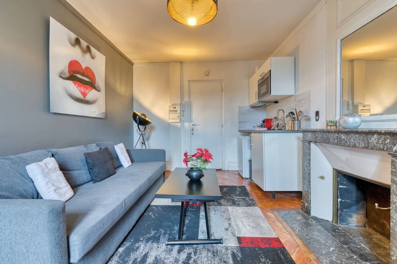 Appartement entier, Le French Kiss, F2 rénové, hyper-centre de Rouen in Rouen, Région de Rouen