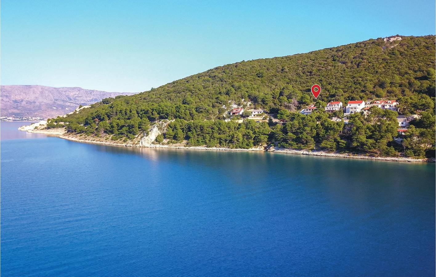 Ferienhaus für 10 Personen mit Ausblick in Pucisca, Brac