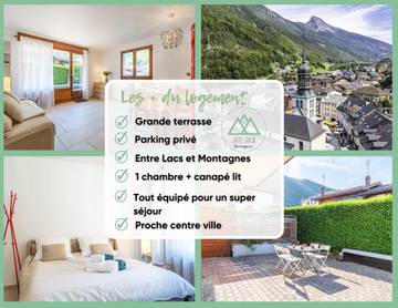 Gîte pour 4 personnes, avec terrasse et vue dans Office De Tourisme De Pole De Thones Val Sulens