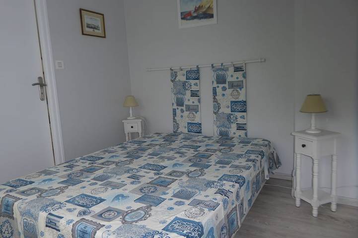 Ganze Wohnung, 2-Sterne-Apartment mit Meerblick in Kervoyal in Damgan, Côte des Mégalithes