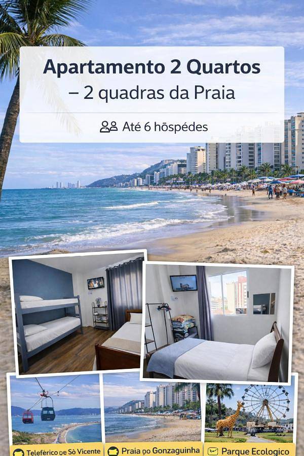 Apartamentos para temporada para 6 pessoas - 1
