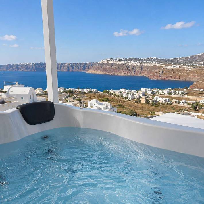 Ganze Ferienwohnung, Ferienwohnung für 2 Personen mit Meerblick in Akrotiri, Santorin
