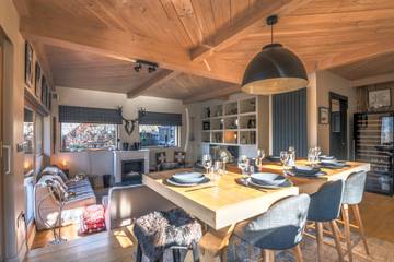 Chalet pour 8 personnes, avec jardin et terrasse, adapté aux familles à Praz-sur-Arly