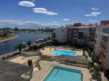 Gîte pour 4 personnes, avec terrasse dans Aqualand (Cap d'Agde)