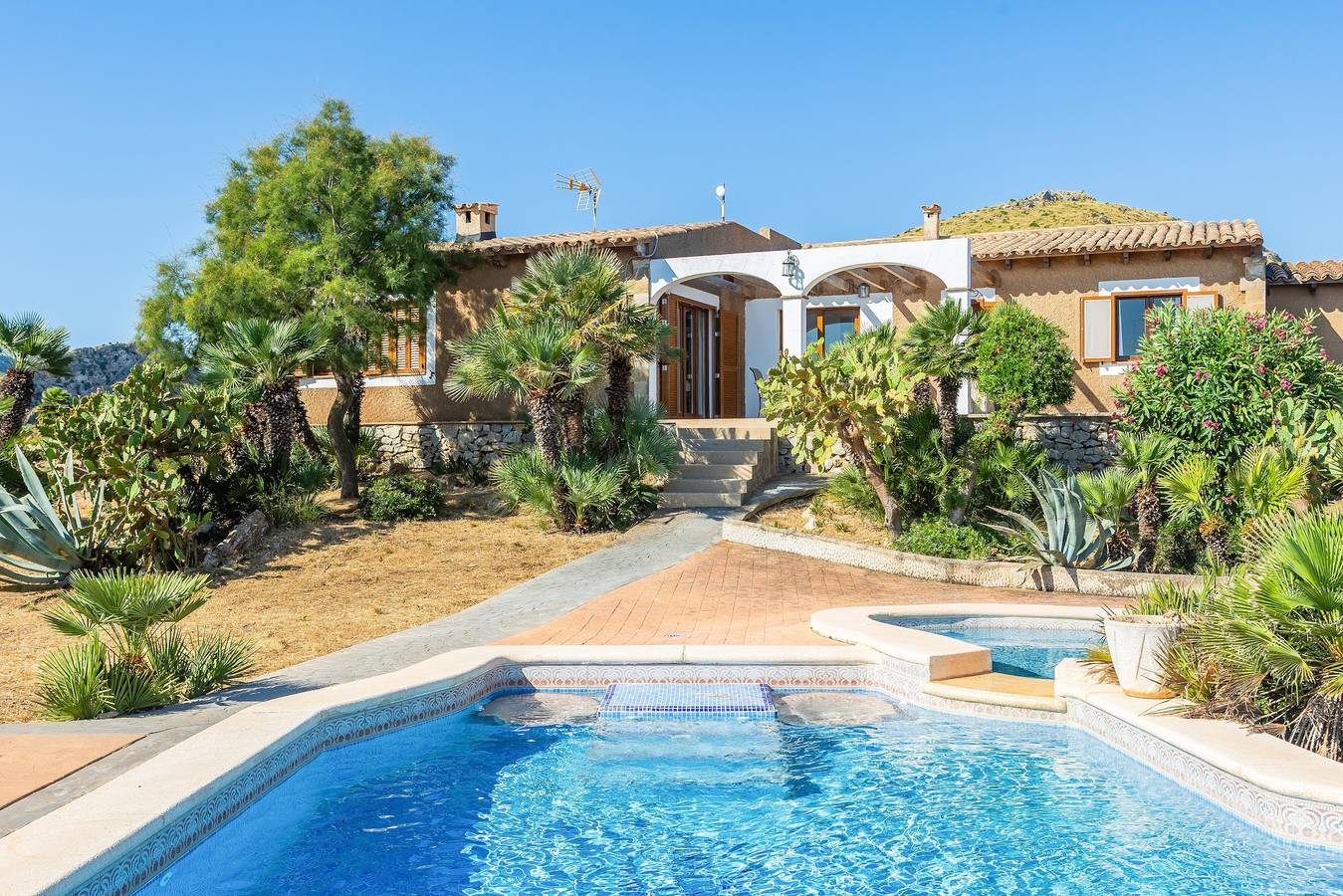 Casa de vacaciones 'Na Moli' con vistas al mar, piscina privada y Wi-Fi in Cala Torta, Artà