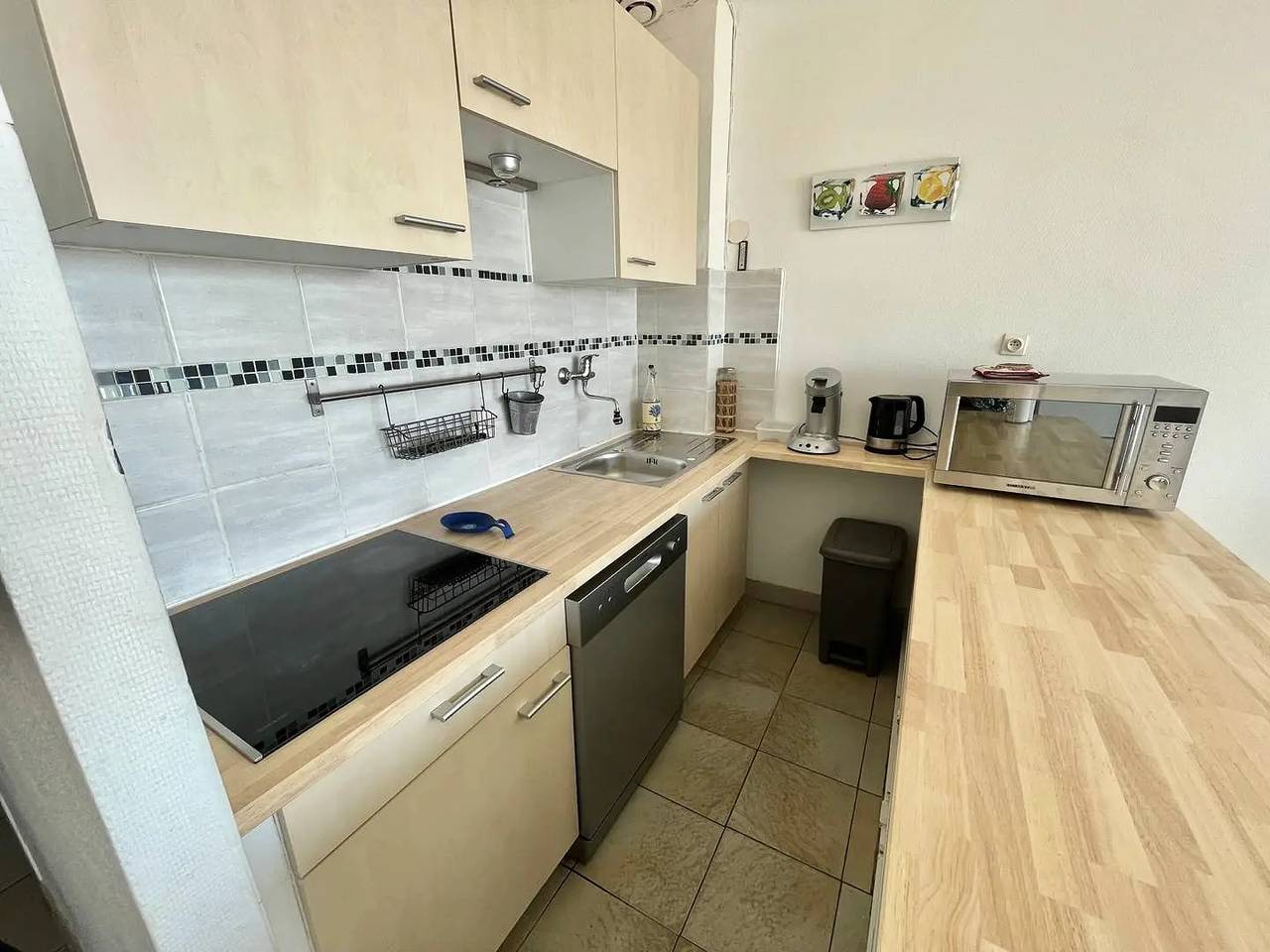 Ganze Wohnung, Front De Mer - 1Er Etage - T2 klimatisiert mit Loggia am Strand in Port-la-Nouvelle, Mittelmeerküste (Frankreich)