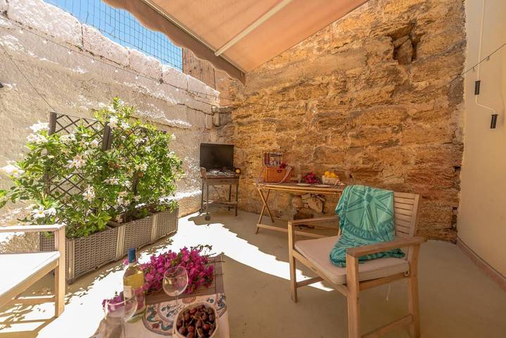 Ferienhaus mit meerblick für 3 Personen, mit Balkon und Terrasse