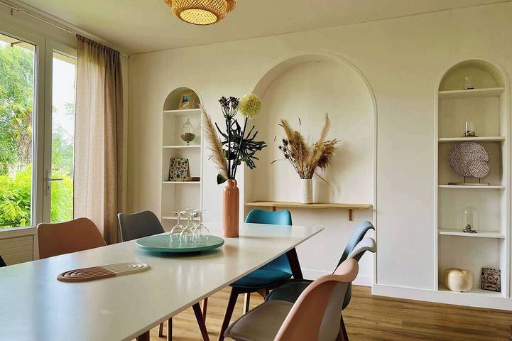 Maison de vacances pour 9 personnes, avec Balcon et Jardin