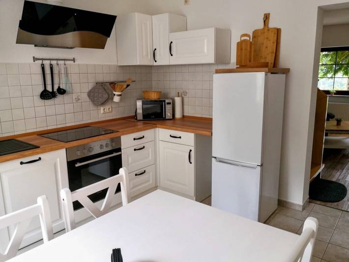 Ferienwohnung für 5 Personen, mit Ausblick und Garten sowie Sauna, mit Haustier in Lengenfeld