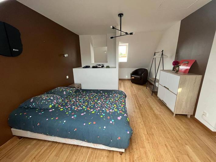 Appartement de vacances pour 2 personnes, avec Terrasse ainsi que Jardin et Vue