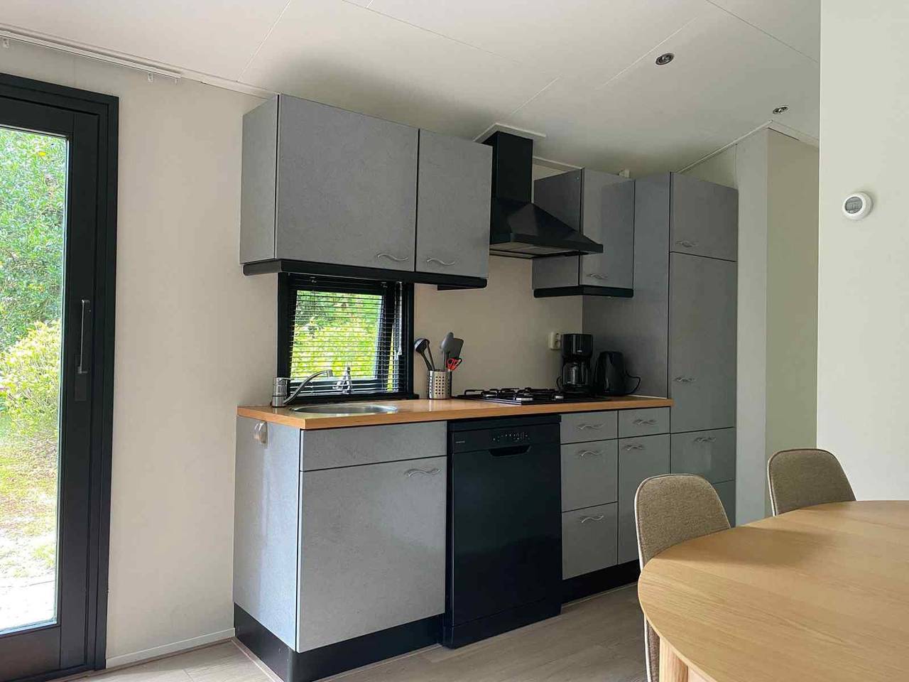 Knus 3 persoons chalet op mooi vakantiepark in Diever. in Nationaal Park Dwingelderveld