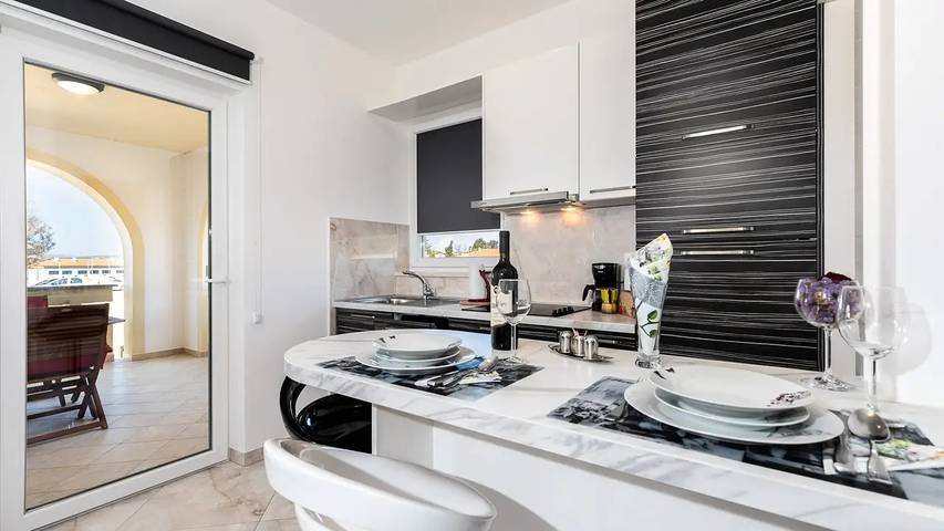 Ferienwohnung für 3 Personen, mit Terrasse