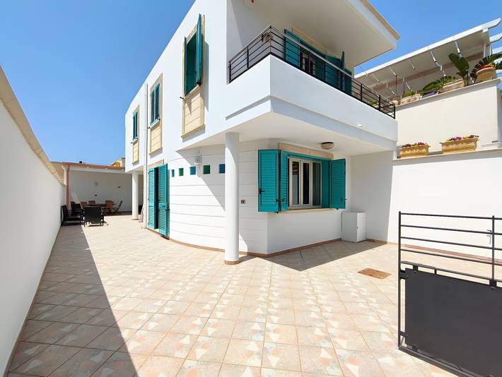 Ferienhaus 'Villetta A 200 Mt Dalle Spiagge' mit privatem Garten und Klimaanlage in Hotel Poseidone, Ugento