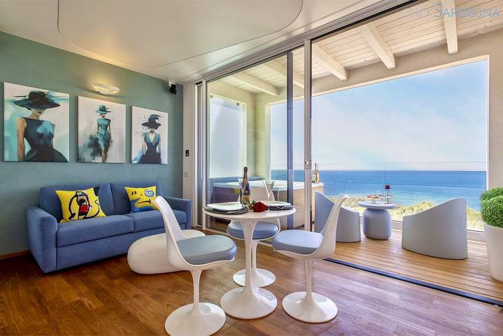 Loft per 2 persone, con vista oceano e balcone/terrazza ad Alghero