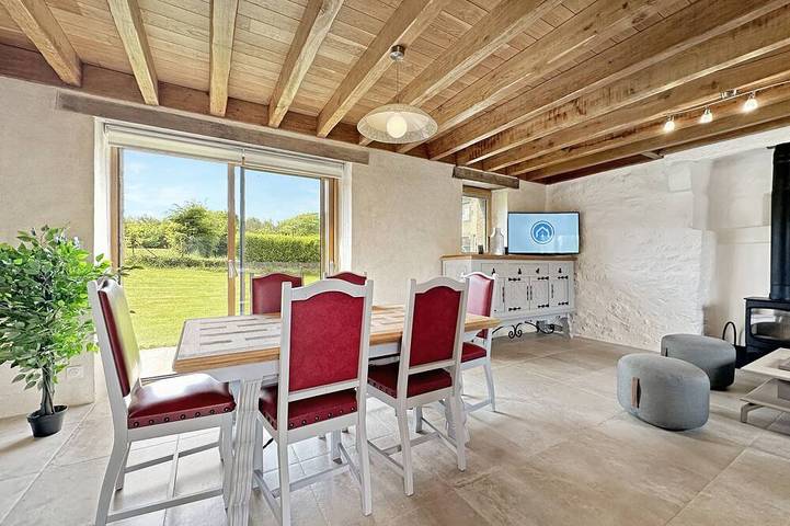 Location de vacances pour 6 personnes, avec Terrasse et Jardin à Bourg-Blanc