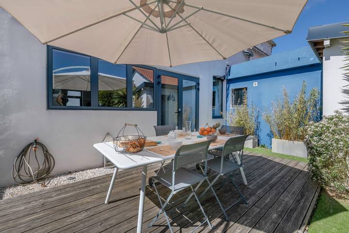 Maison de vacances pour 9 personnes, avec jardin