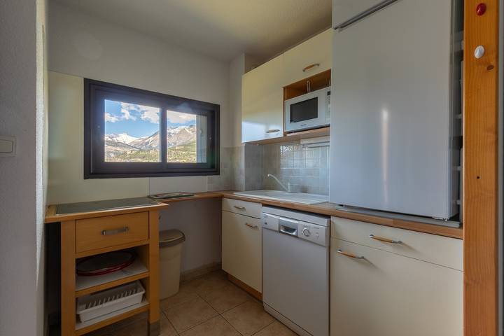 Gîte pour 6 personnes, avec balcon et vue sur le lac à Savines-le-Lac - 3