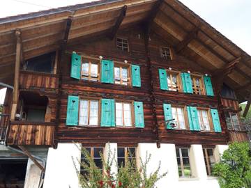 Cottage pour 5 personnes, avec terrasse et jardin à Habkern