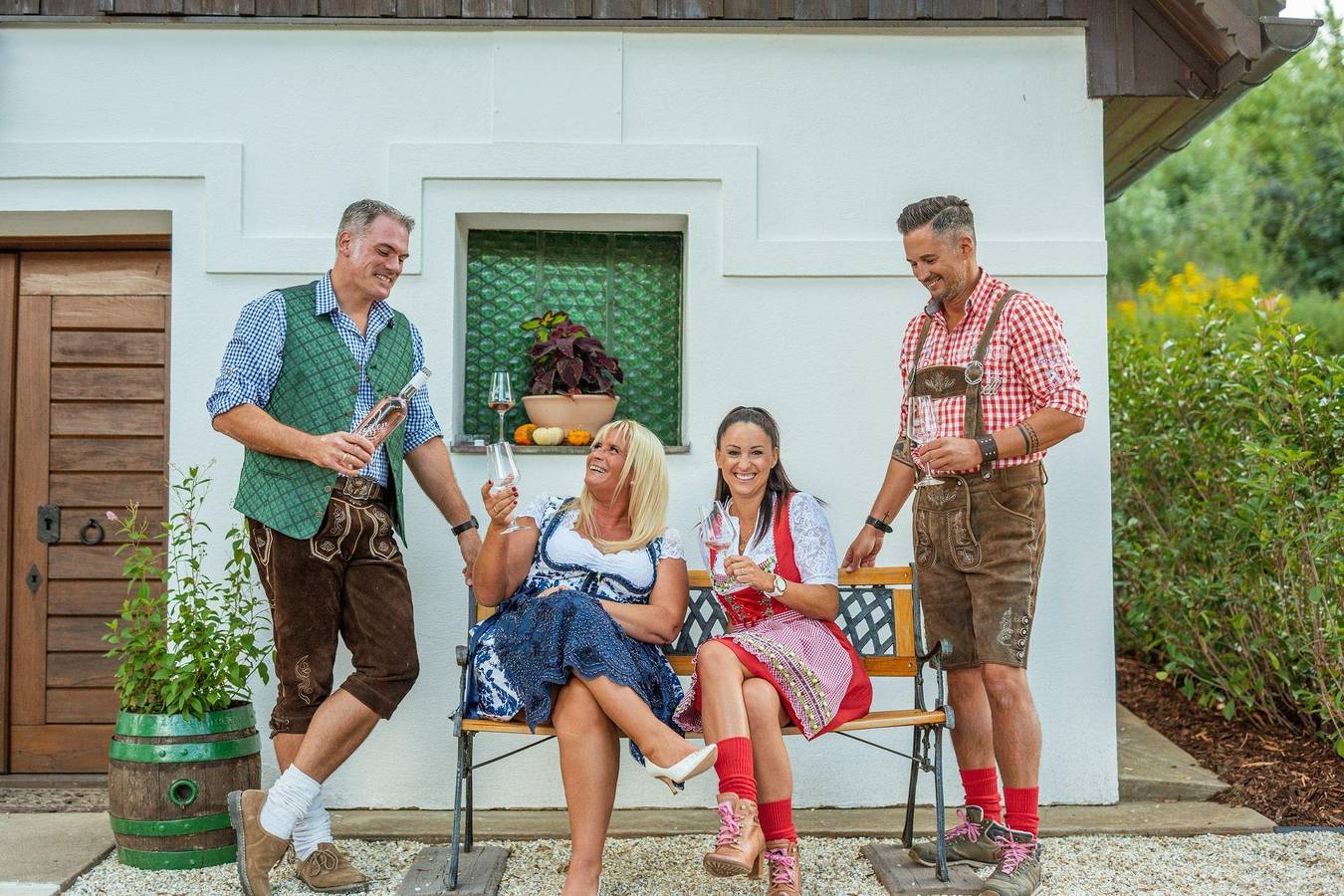 Weinfass-Chalet für 4 in Grub an der March in Wiener Umland & Wienerwald