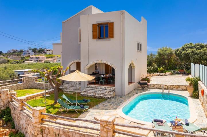 Location de vacances pour 8 personnes, avec jardin et vue sur l’océan à La Canée - 3