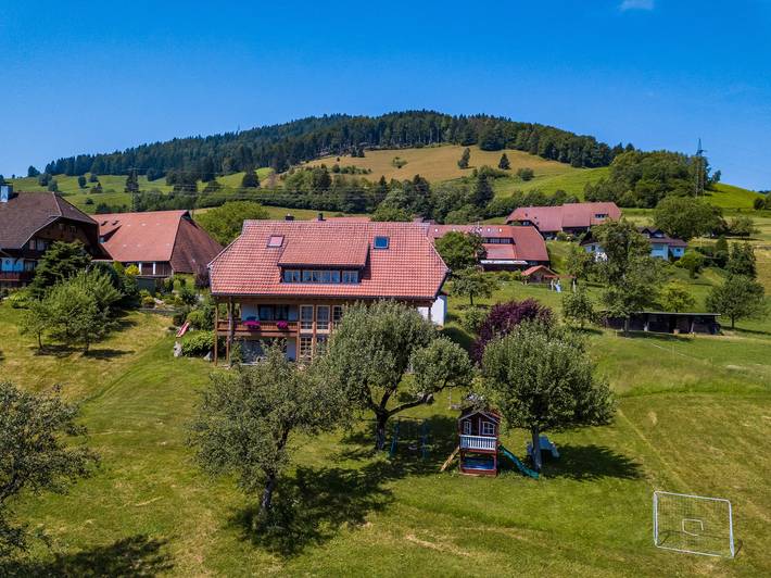 Ferienwohnung für 6 Personen, mit Balkon und Garten sowie Ausblick in Fröhnd