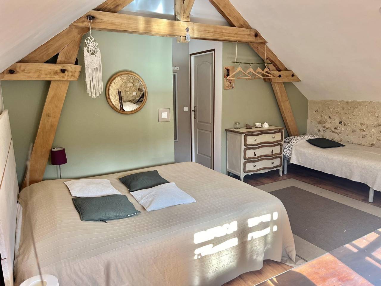 La Vallée des Vignes - Chambre écrue in Monthou-sur-Cher, Sologne