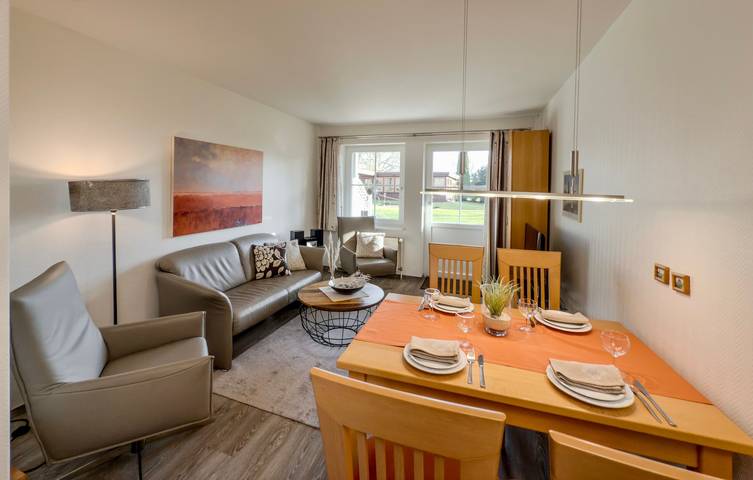 Ferienwohnung für 4 Personen, mit Balkon und Terrasse sowie Garten in Staberdorf