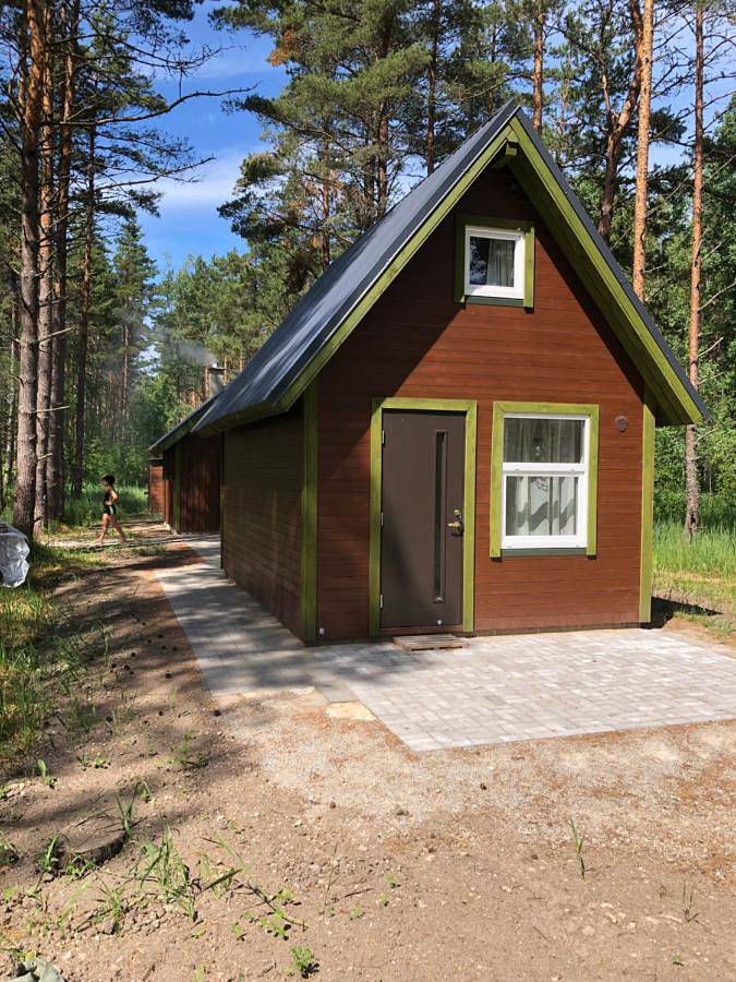 Kemping dla 6 osób, z taras i sauna oraz ogród i widok w Estonia