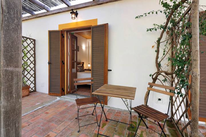 Casa di campagna Vale do Asno – Camera 'Quarto 6' con piscina, Wi-Fi e aria condizionata in Altura, Parque Natural da Ria Formosa